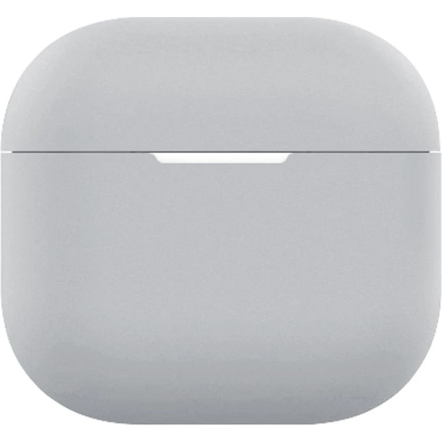 AirPods 4 Silikoneetui - Lysegrå - Anti-ridsebeskyttelse