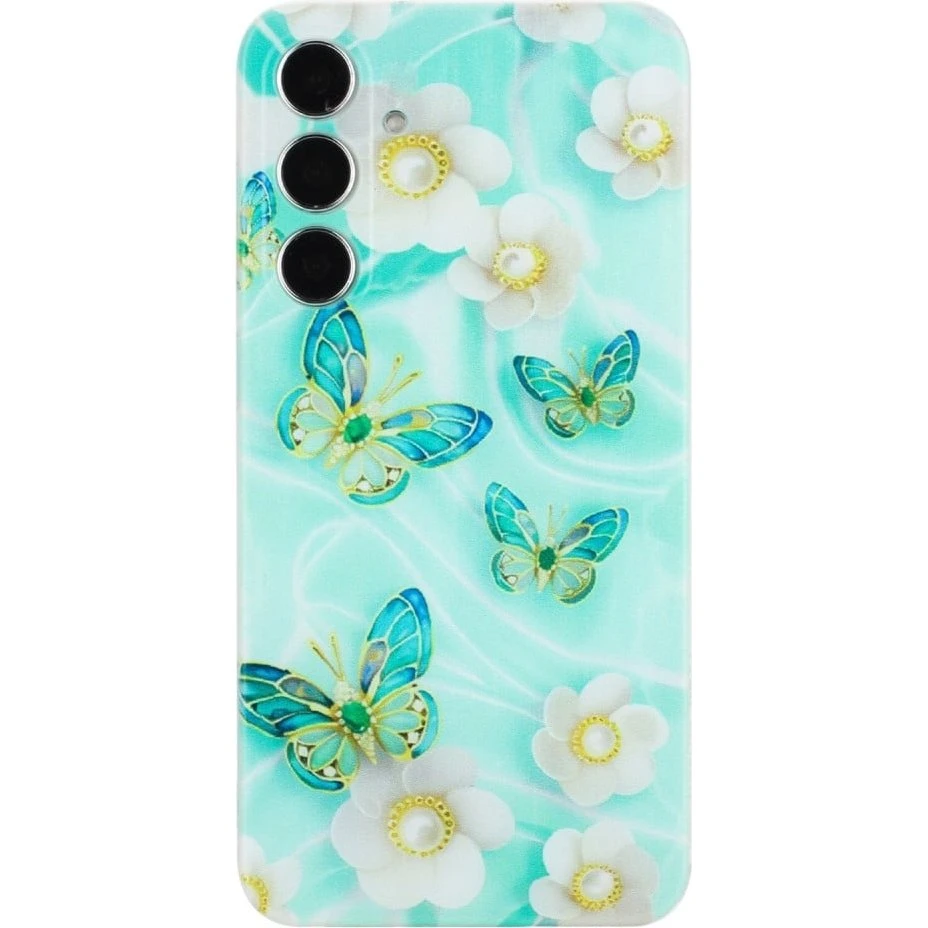 Vibe Samsung Galaxy A56 cover - Sommerfugleblomst