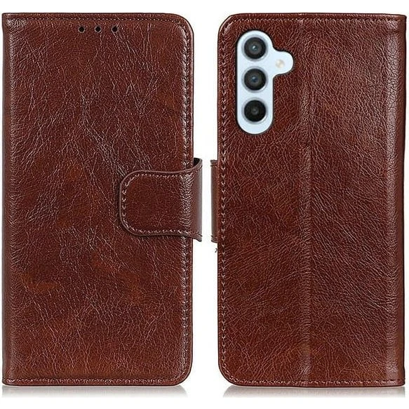 Neptune Læder Flip Etui til Samsung Galaxy A26 - Brun