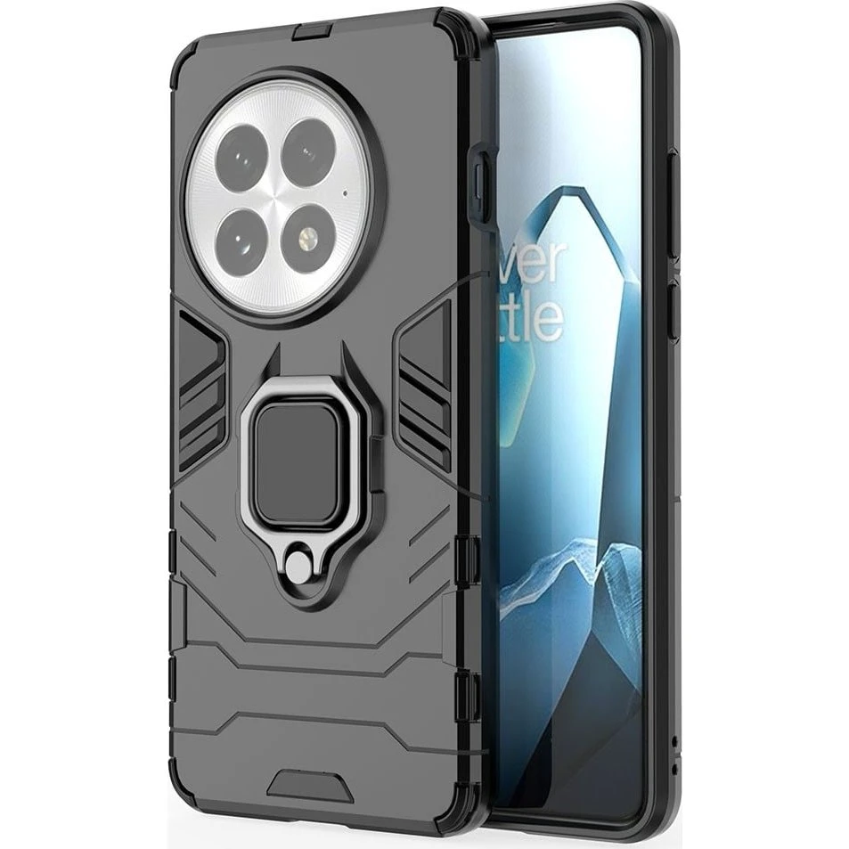 Panther Hybrid OnePlus 13 Cover med støttefod og bilmontering - Sort