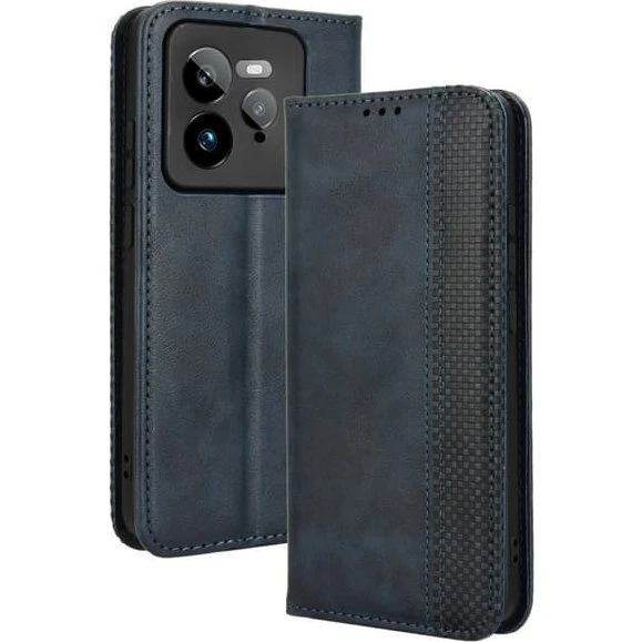 Bofink Vintage læderetui til Realme GT 7 Pro - Blå