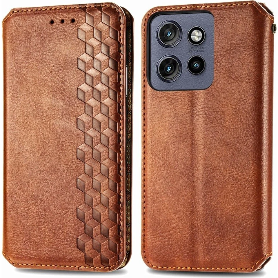 Motorola ThinkPhone 25 / Moto S50 / Edge 50 Neo Læderetui - Brun