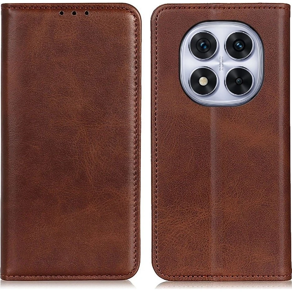 Xiaomi Redmi Note 14 Pro 5G Læderetui med Pung - Kaffe