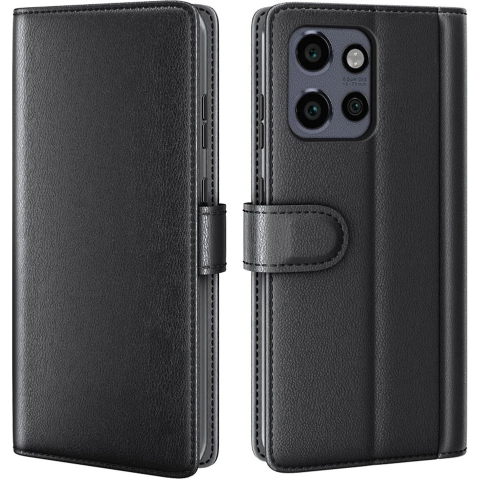 Motorola Edge 50 Neo / Moto S50 / ThinkPhone 25 Læderetui - Sort