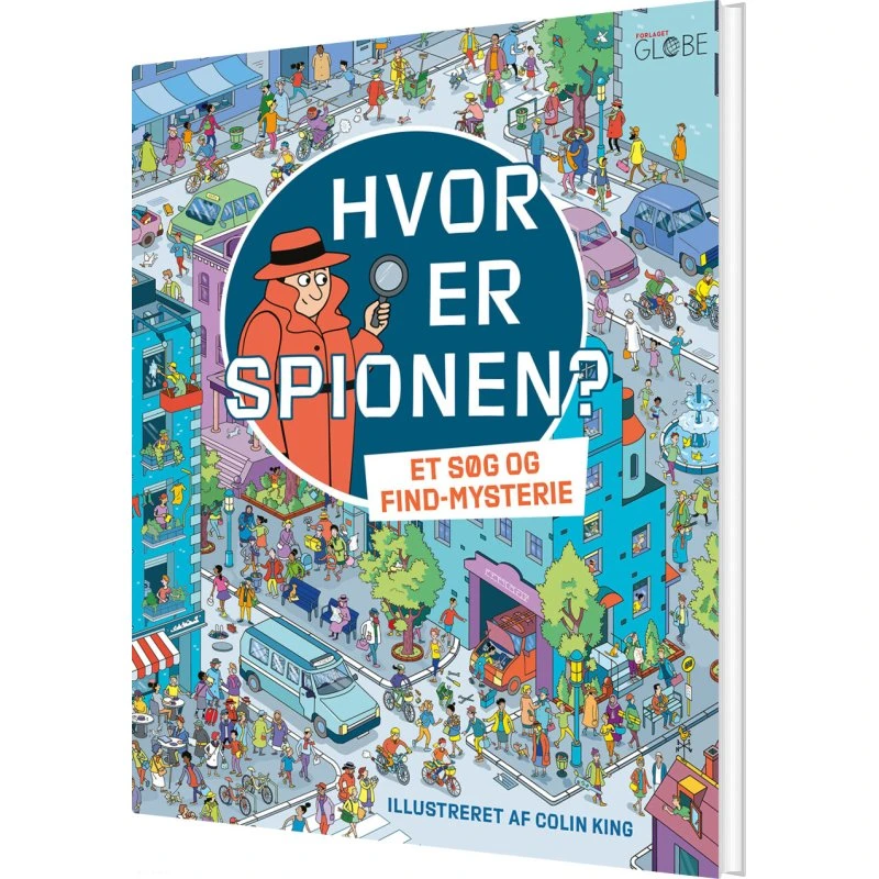 Hvor er spionen? – Søge- & find-mysterie (hardback)