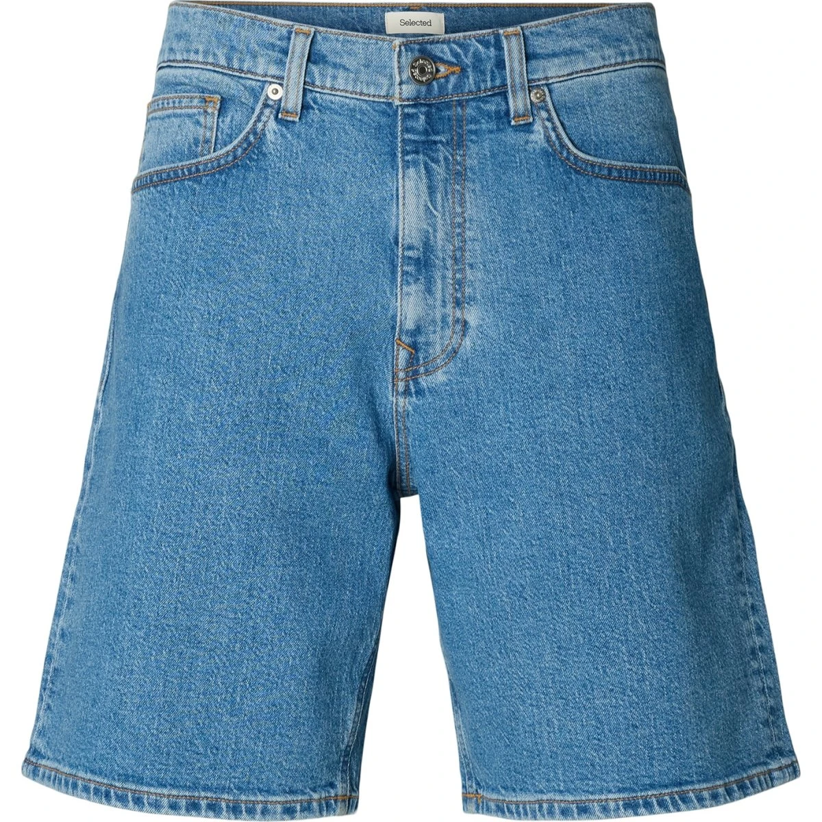 SELECTED Jeans SLHALEX Blue Denim Shorts