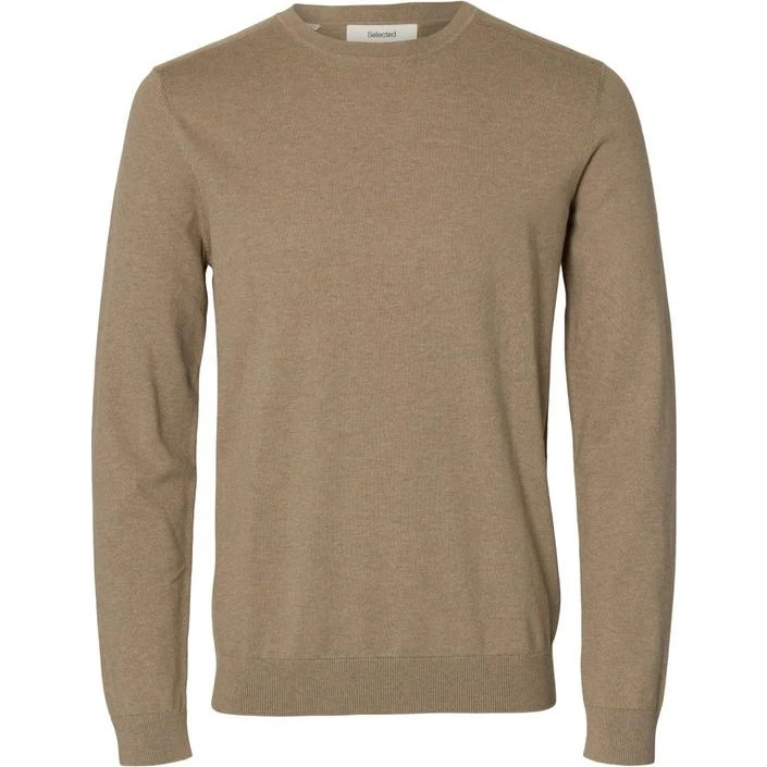 Selected SLHBERG Crew Neck i Pima bomuld