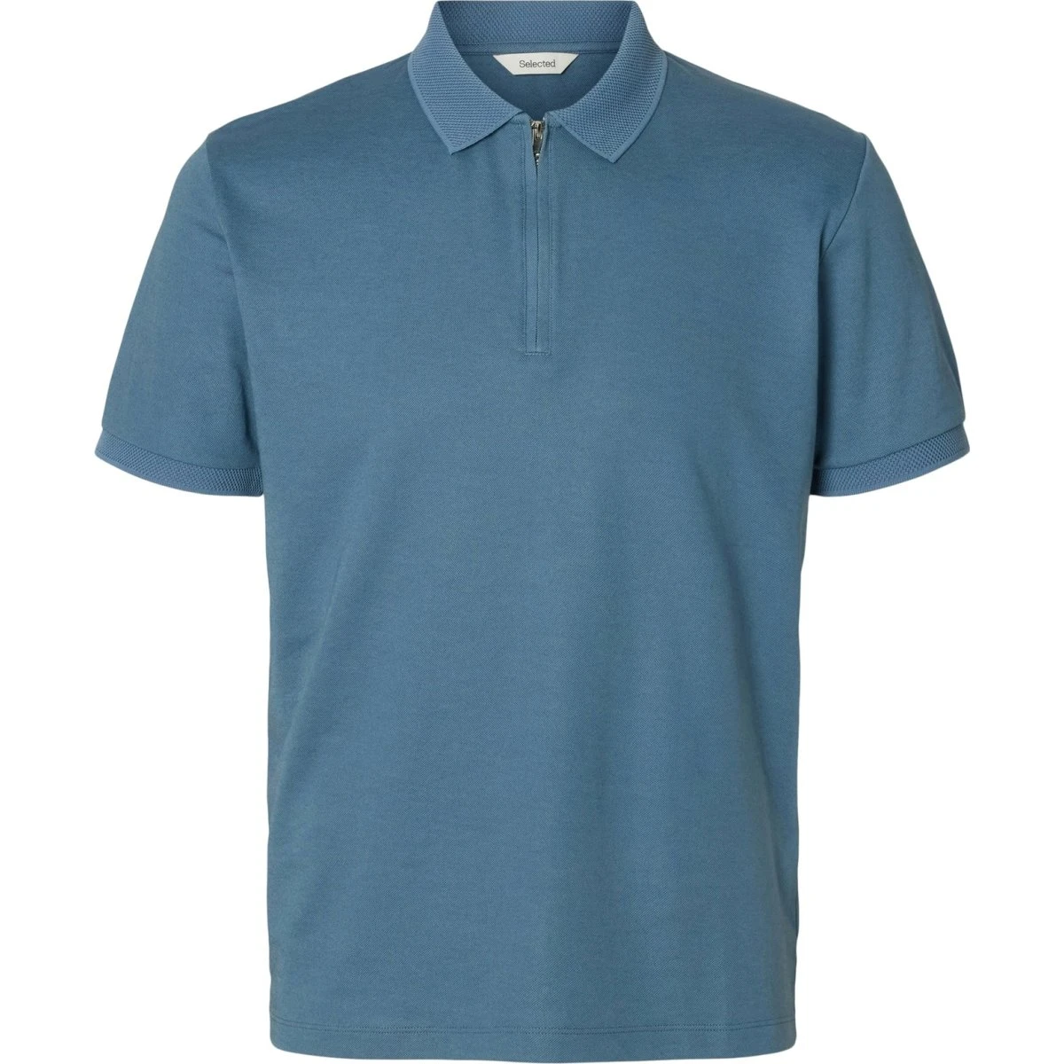 SELECTED SLHFAVE Polo i bomuld - Opal