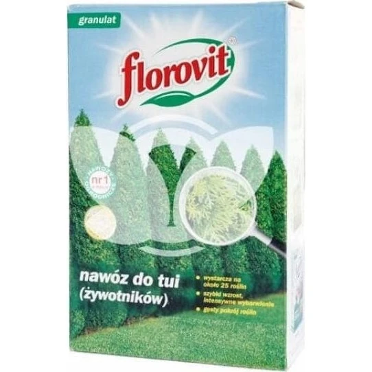 Florovit Gødning til Tuja, 1 kg granulat