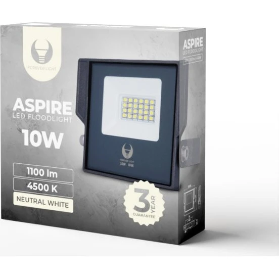 Forever Light ASPIRE LED-projektør 10W 4500K 1100lm