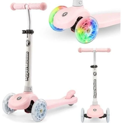 HyperMotion TRINGO trehjulet løbehjul til børn 3-8 år, Pink