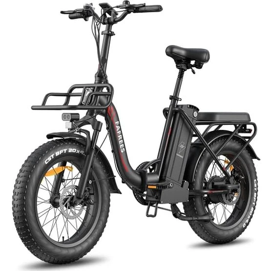 FAFREES F20 Max Foldbar Elcykel, 500W, 30Ah, Sort