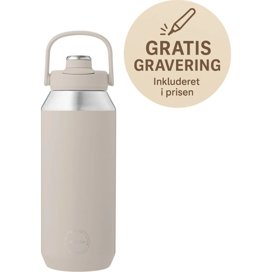 Sportsflaske 950 ml, Cream Beige