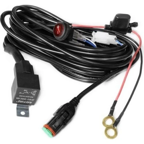 LEDlife Kabel med afbryder til arbejdslampe, 15A, DT06-2S