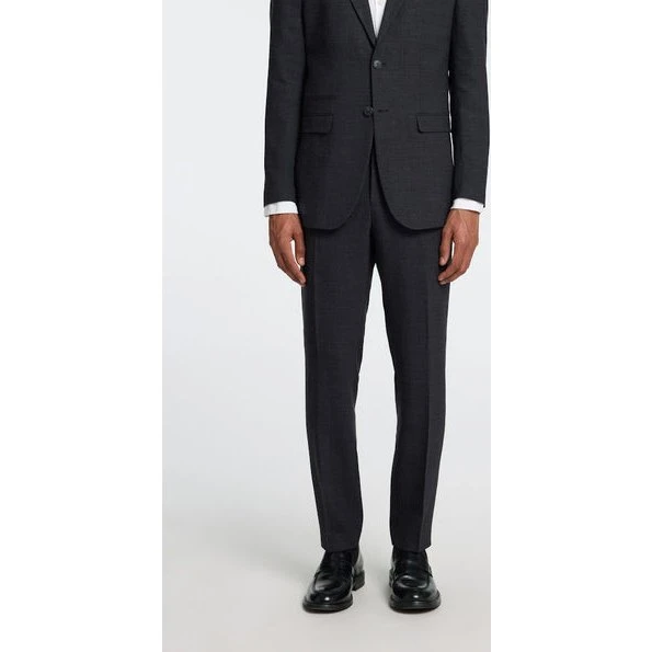 Selected Slhslim-Oasis Linen Trs Noos Bukser - Grøn-meleret