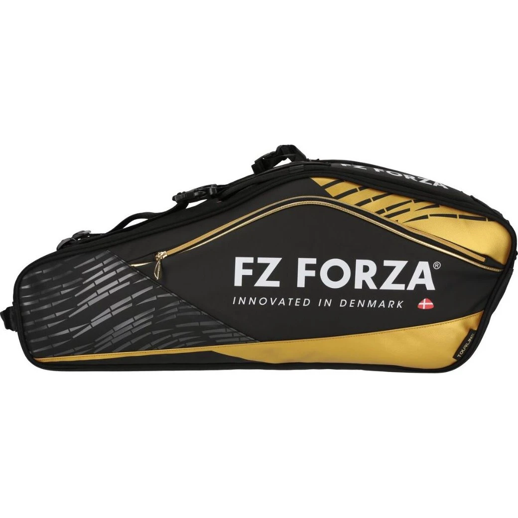 Forza Tour Line 6 Badminton Taske - Black/Gold