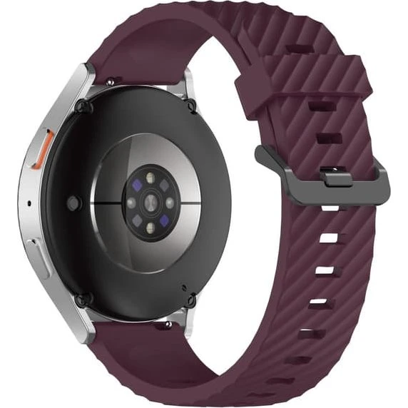 Samsung Galaxy Watch7 Urrem 20mm Silikone - Rødvin