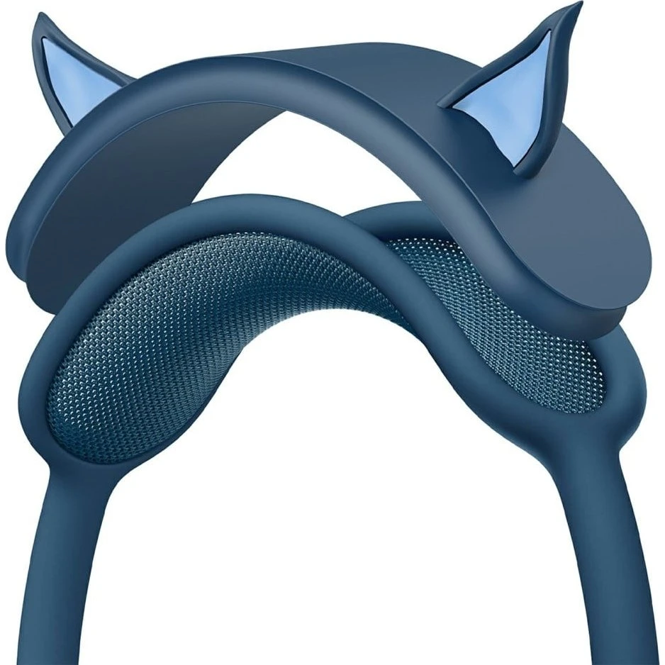 AirPods Max Silikonehovedbøjle Cover - Elf Ear Design - Blå