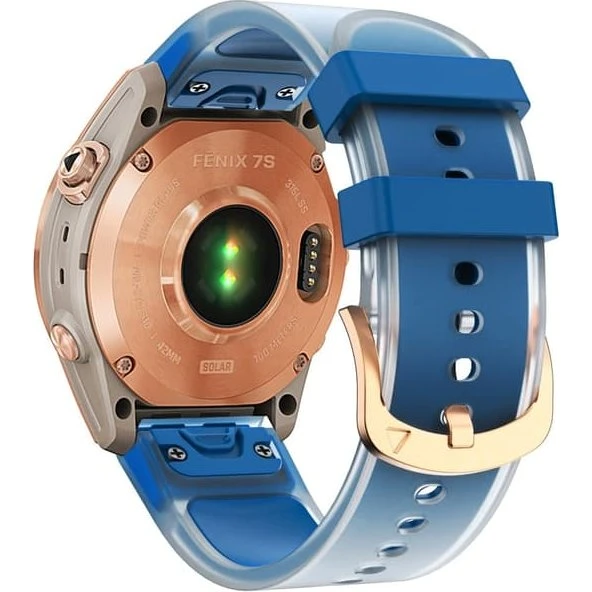 KALEBOL Silikone Rem til Garmin Fenix 5S 6S 7S - 20mm Glacier