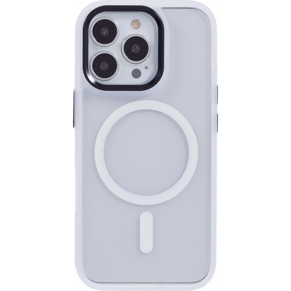iPhone 16 Pro Max Cover - Klar, MagSafe-kompatibel, Hvid