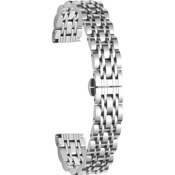 Garmin Lily 2 Urrem i rustfrit stål, 14mm, 7-beads - Sølv