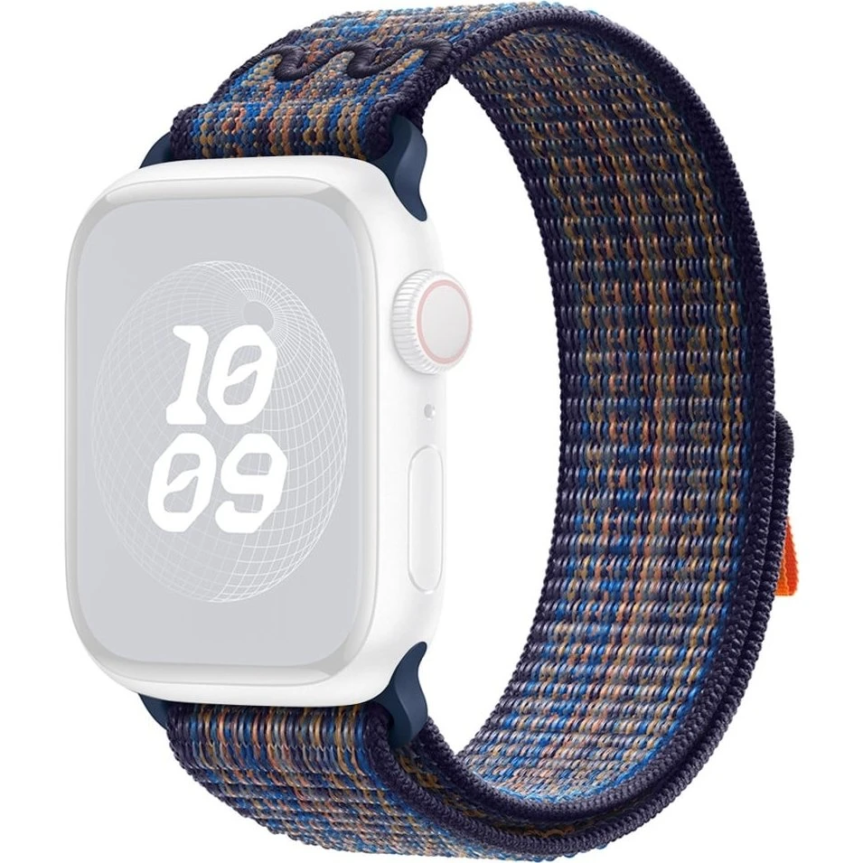 KALEBOL Nylon Rem til Apple Watch (38/40/41mm) - Safir & Orange