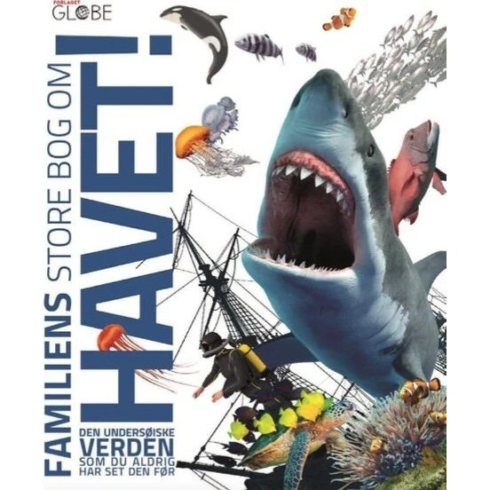 Familiens store bog om havet – illustreret børnebog (hardcover)