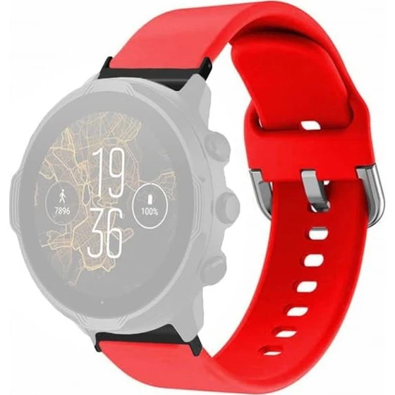 Suunto Spartan Sport & Suunto 7 Rem 24mm - Rød