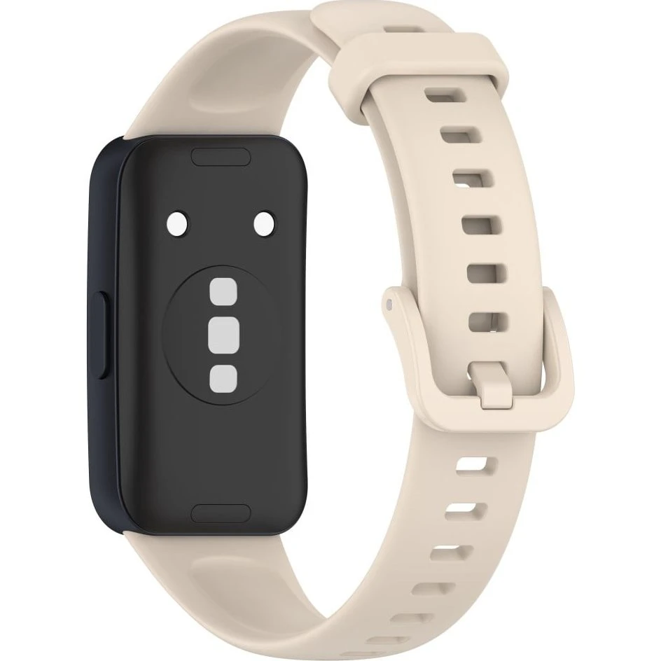 Huawei Band 8 Silikonestrop - Elfenbenshvid - Vandtæt