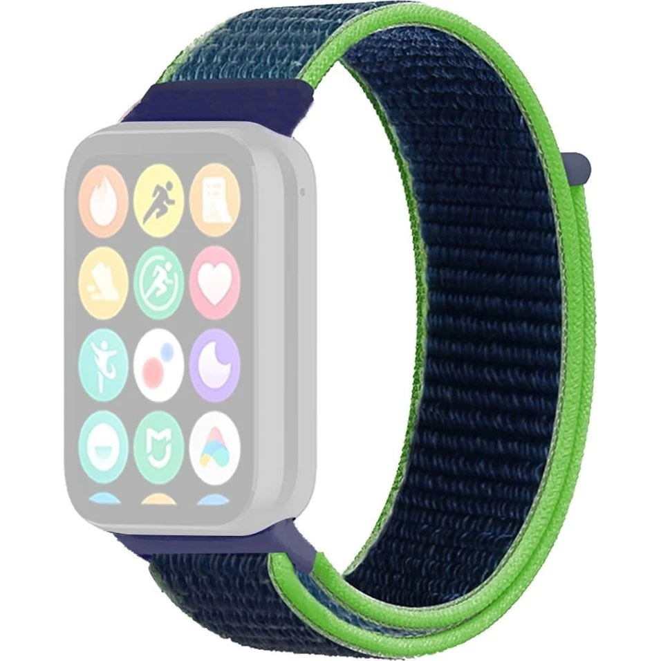 Xiaomi Smart Band 8 Pro / Redmi Watch 4 Nylon Loop - Lime