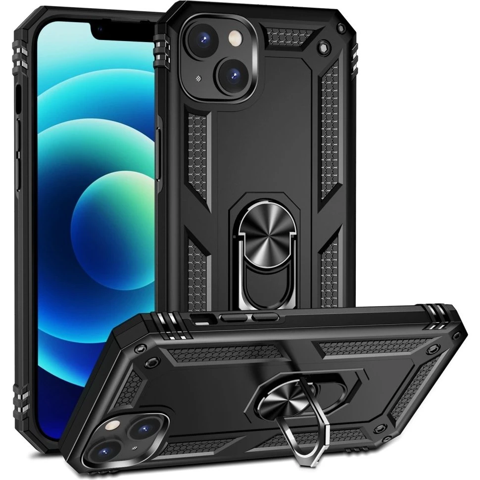 Bofink Combat iPhone 15 etui - Sort
