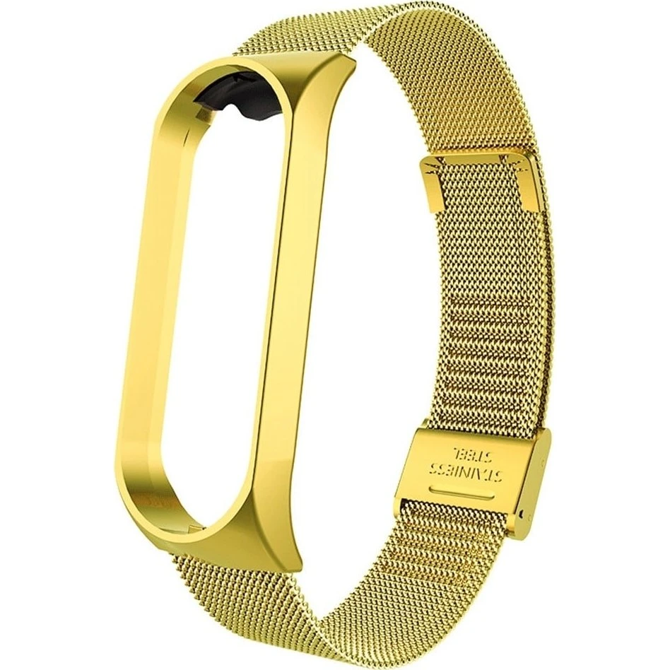 Xiaomi Mi Smart Band 3/4 urrem i rustfrit stål - Guld