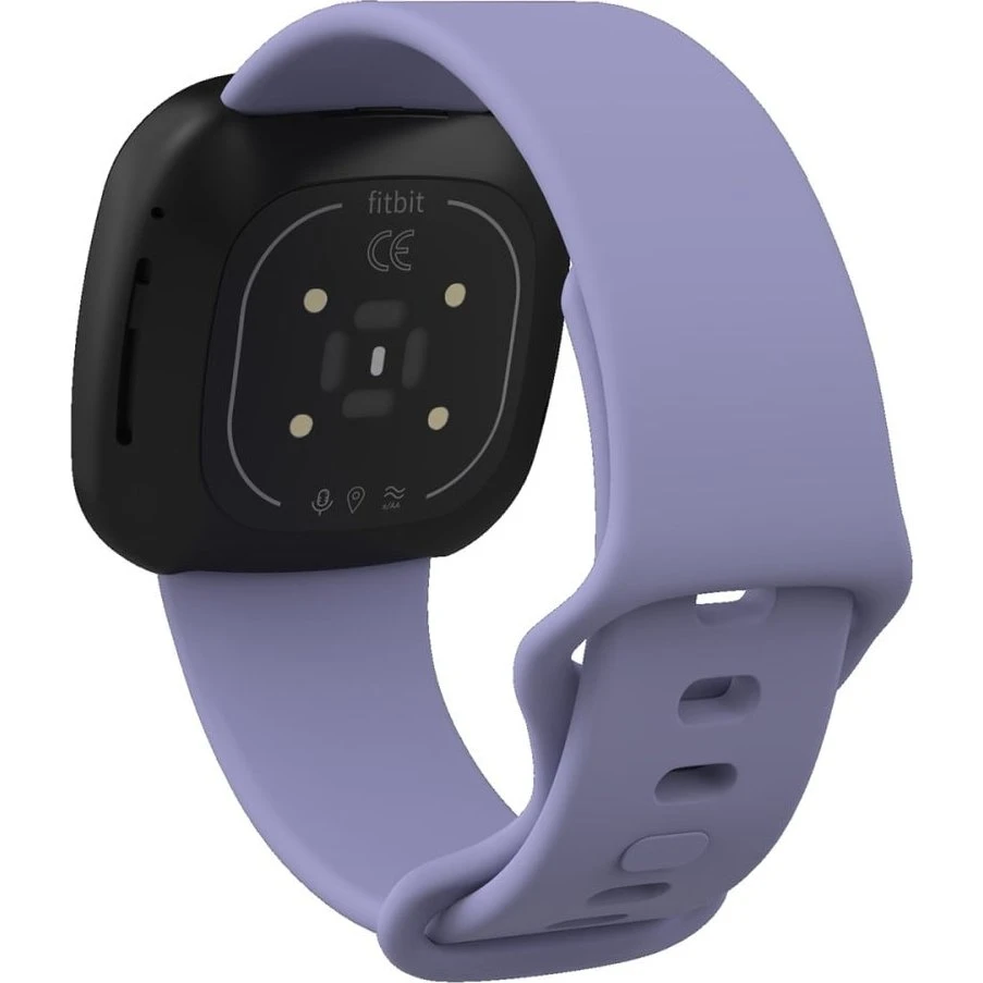 Fitbit Sense 2 / Versa 4 Silikone-urrem - Lilla, Størrelse L