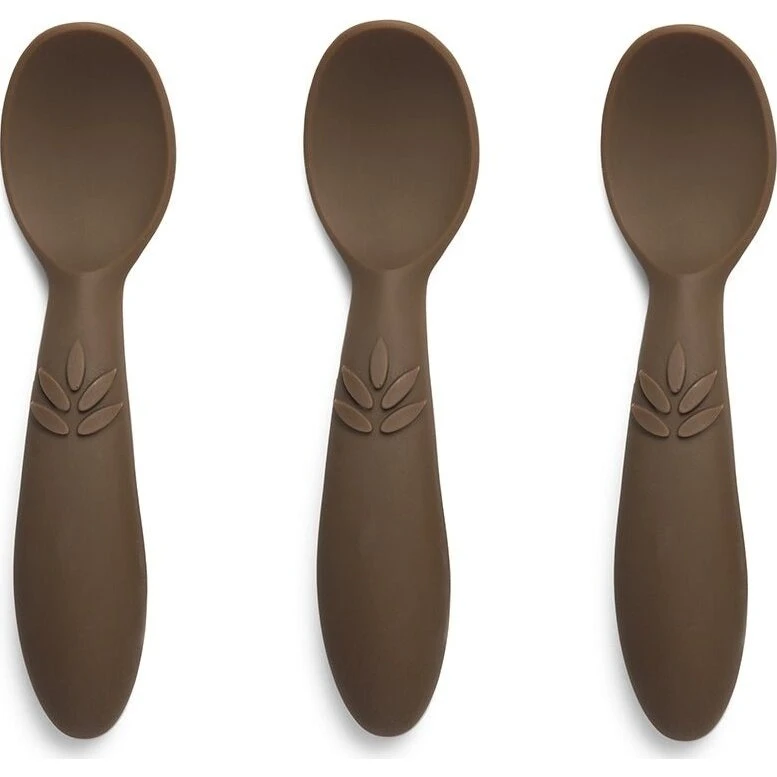 Nuuroo Ella Silikoneskeer - 3-pak - Acorn Brun