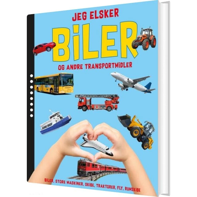 Jeg elsker biler – billedbog til børn (hardcover)