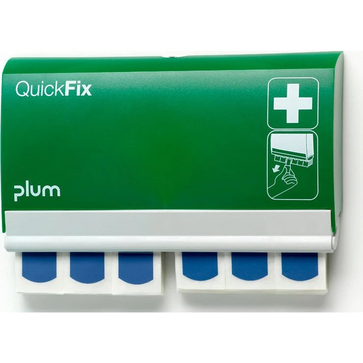 Plum Quickfix Plasterdispenser m/ 90 blå sporbare plastre