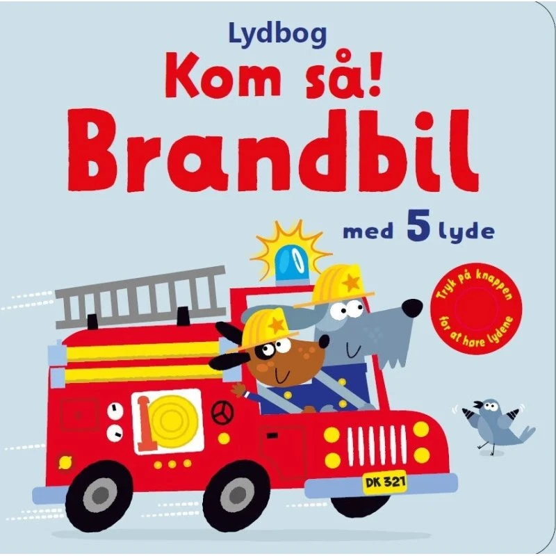 Kom så! Brandbil - Papbog med 5 lyde