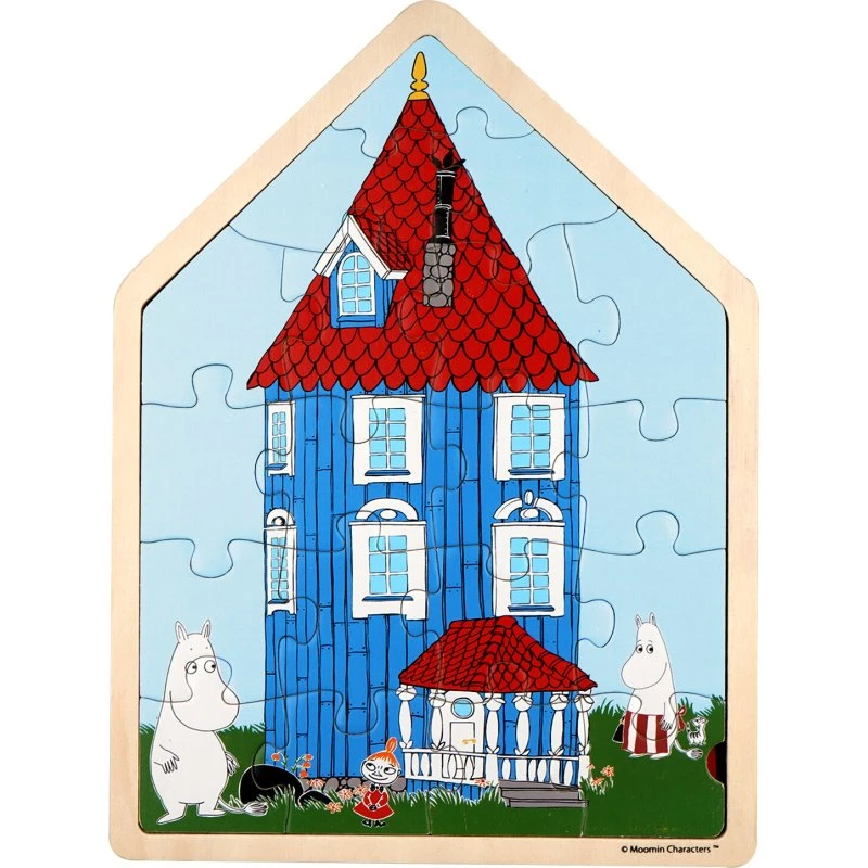 Mumit Træpuslespil i Ramme – Hus