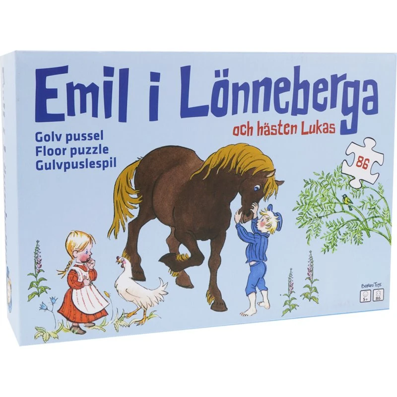 Emil fra Lønneberg Gulvpuslespil — 86 brikker