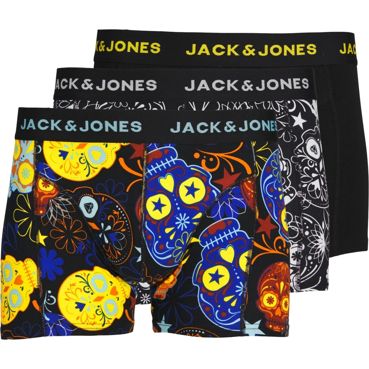 Jack & Jones Boksershorts 3-pak - Multi - Regular Fit
