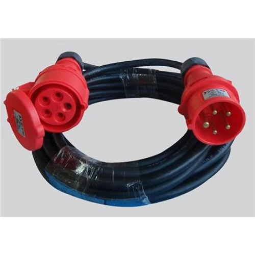Kabelsæt 5G2,5 mm2 10m med 16A CEE H07RN-F