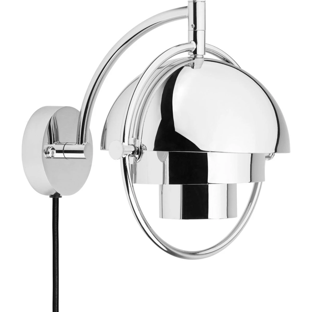 GUBI Multi-Lite væglampe i krom - Design fra Louis Weisdorf
