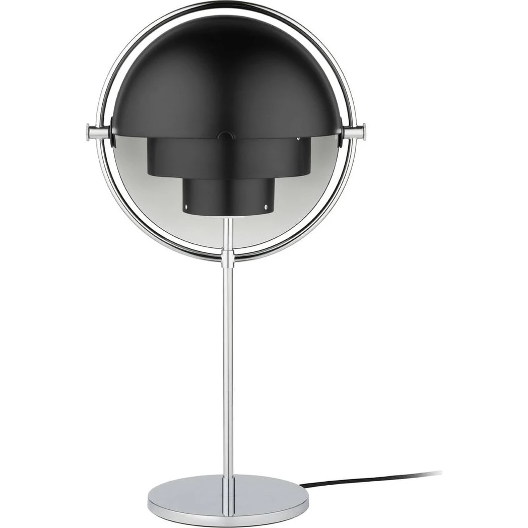 GUBI Multi-Lite Bordlampe - Chrome/Black