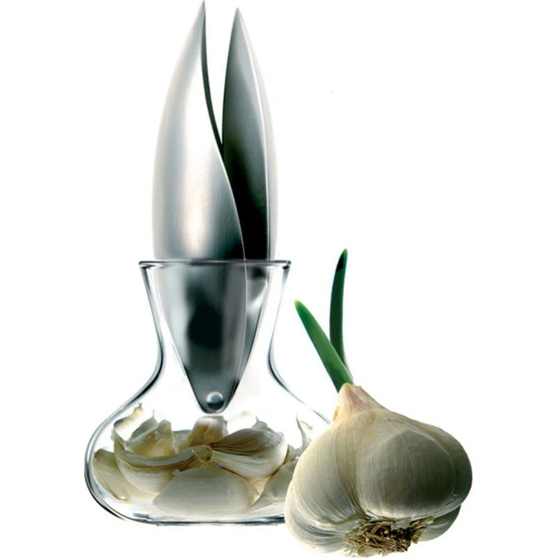 Eva Solo hvidløgspresser i glas og rustfrit stål