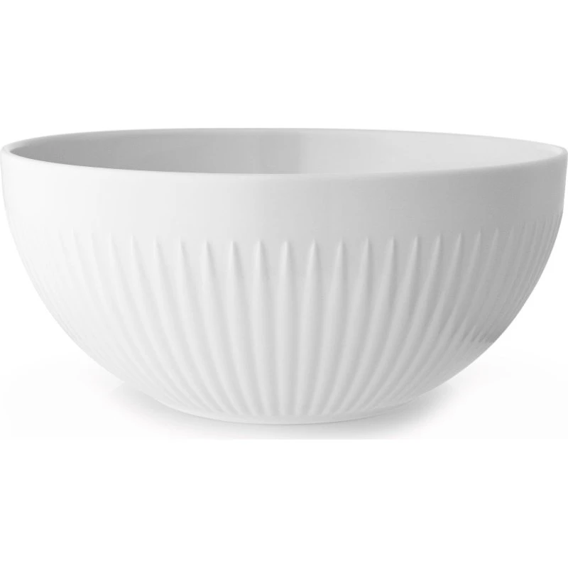 Eva Trio Legio Nova Skål 3,2 L - Hvid, Riflet