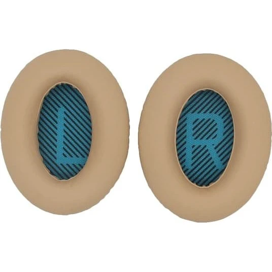 Bose AE2 / QC15 / QC25 / QC35 Ørepuder i læder - Beige/Blå