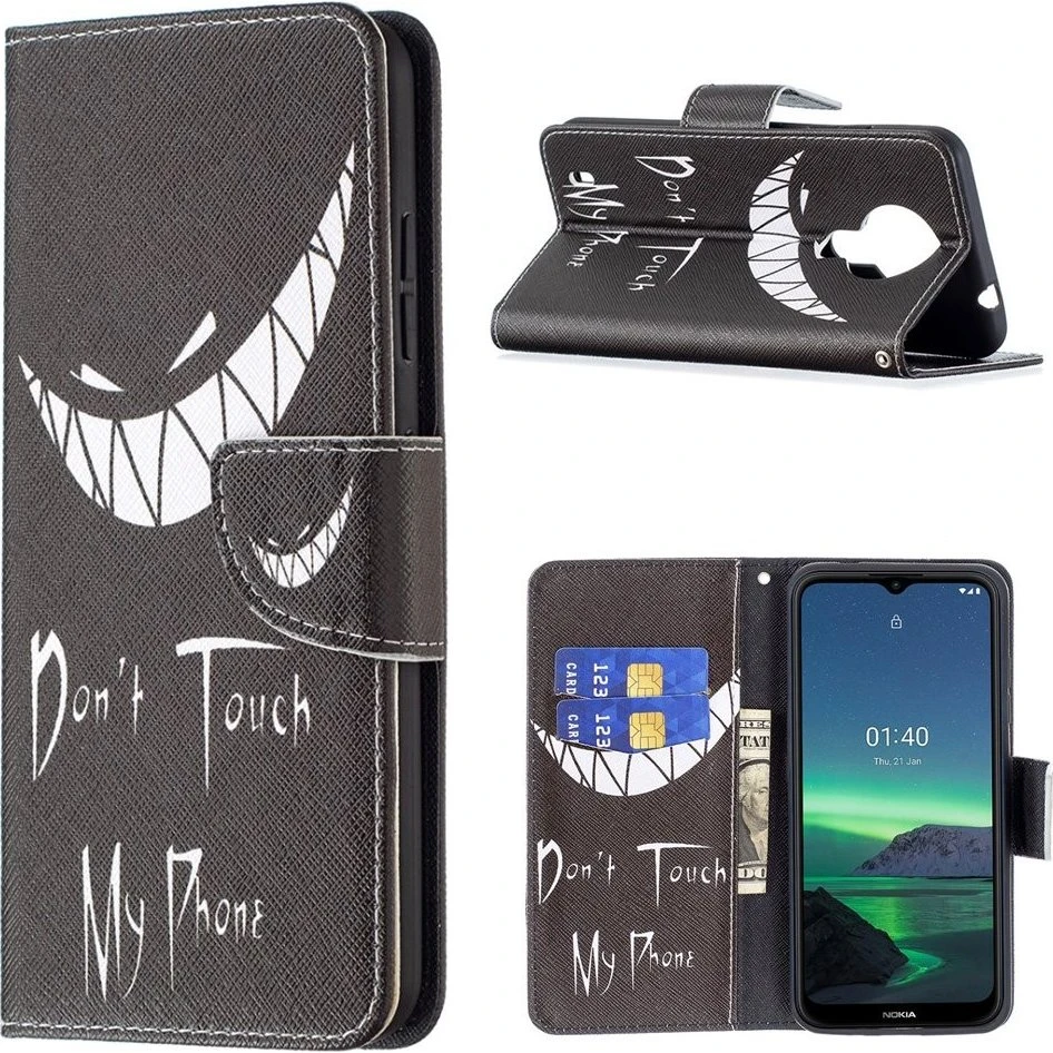 Wonderland Nokia 1.4 Flip etui - Do not touch my phone