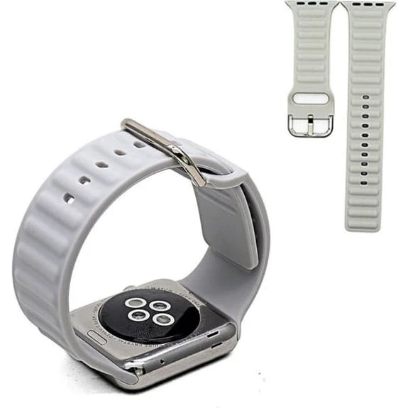 Apple Watch Series 6/5 44mm Silikone Rem - Grå