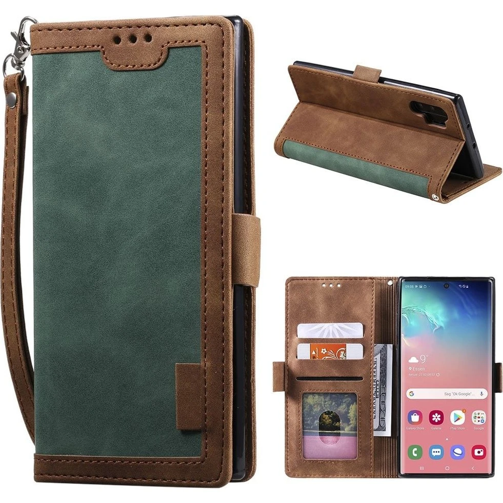 Surburbian Samsung Galaxy Note 10 Pro Flip Etui - Grøn
