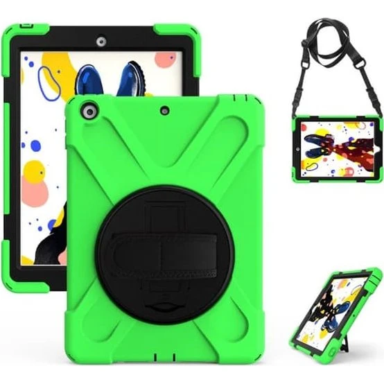iPad 10.2 (2019) X-Formet hybrid etui - Grøn